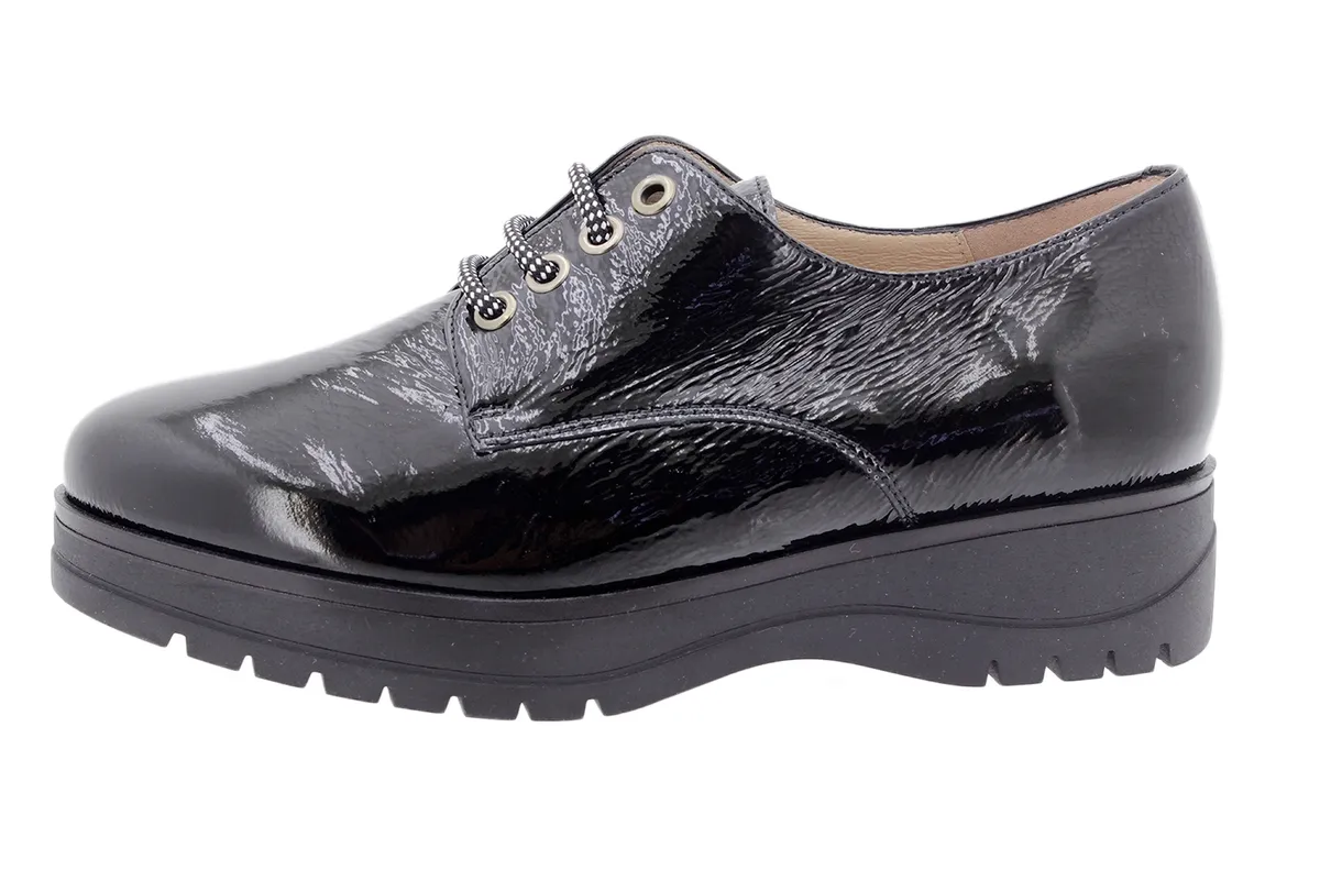 Tie shoe Black Patent