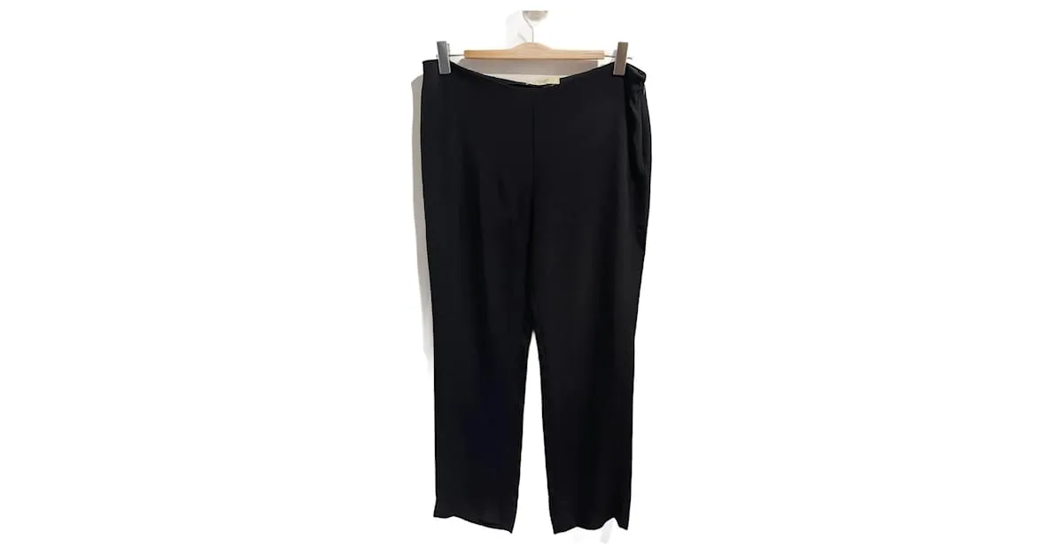 VALENTINO GARAVANI Pantalón T.Seda L Internacional Negro 