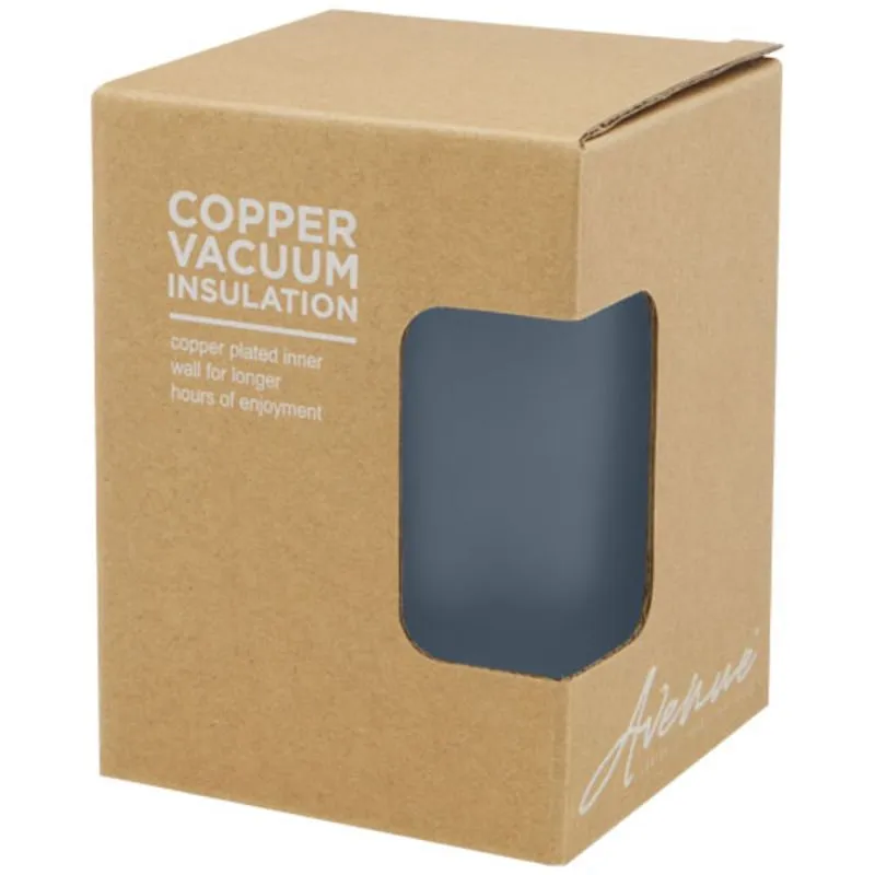 Vaso de 300 ml de acero inoxidable con aislamiento al vacío de cobre y tapa de bambú 'Lagan'