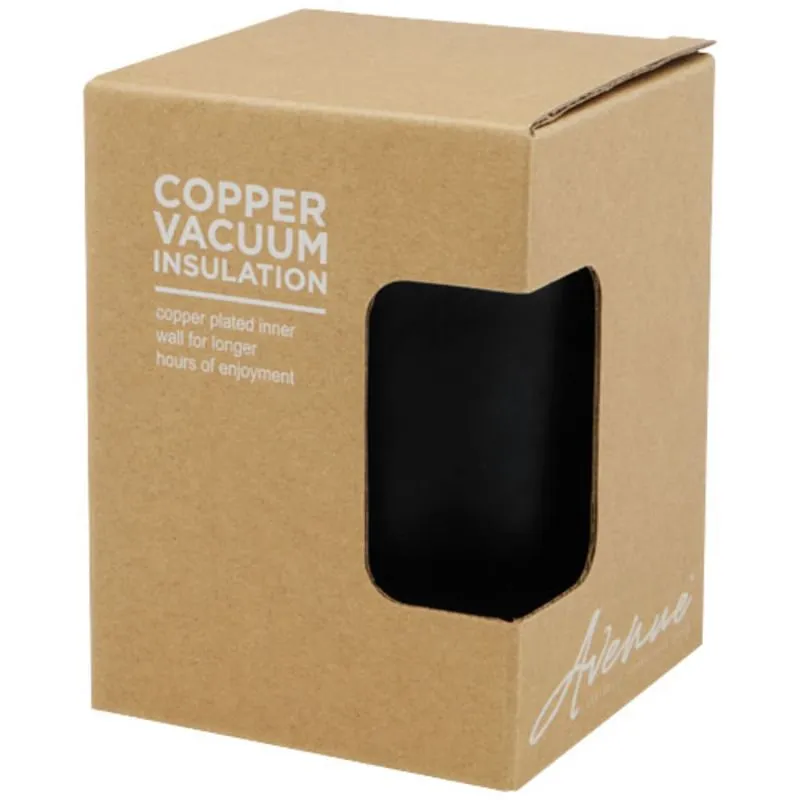 Vaso de 300 ml de acero inoxidable con aislamiento al vacío de cobre y tapa de bambú 'Lagan'