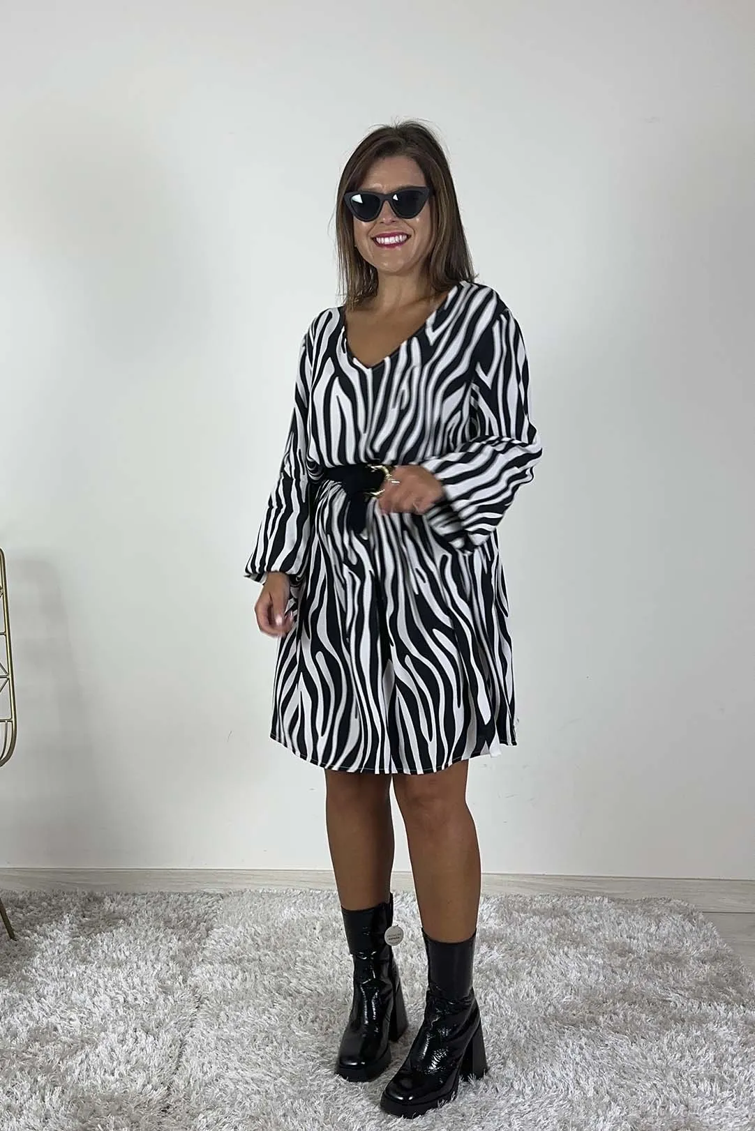 VESTIDO CORTO VIFINI NEGRO