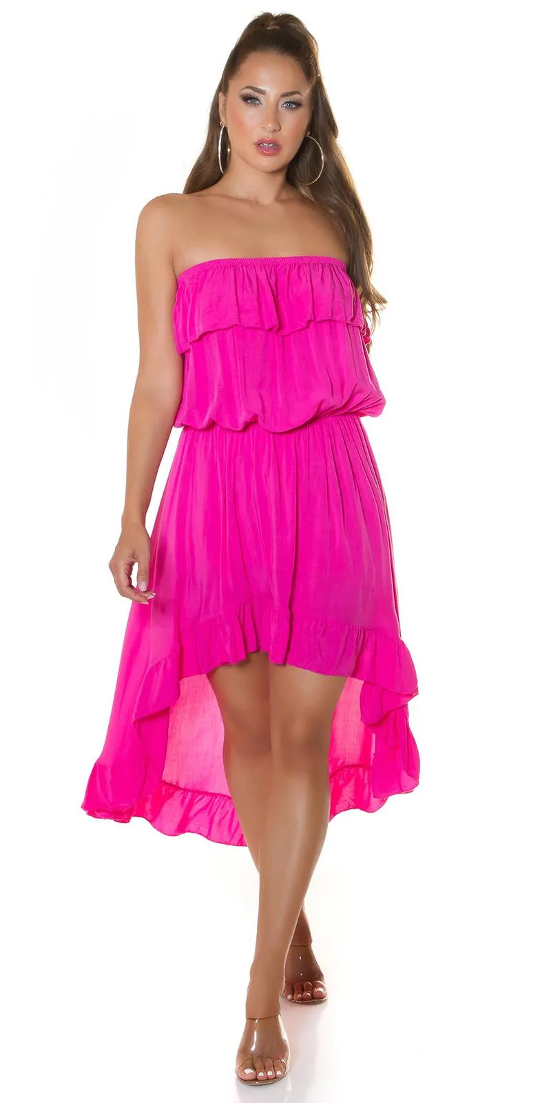 Vestido de verano dos largos Rosa