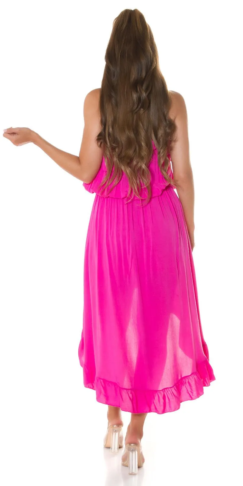 Vestido de verano dos largos Rosa