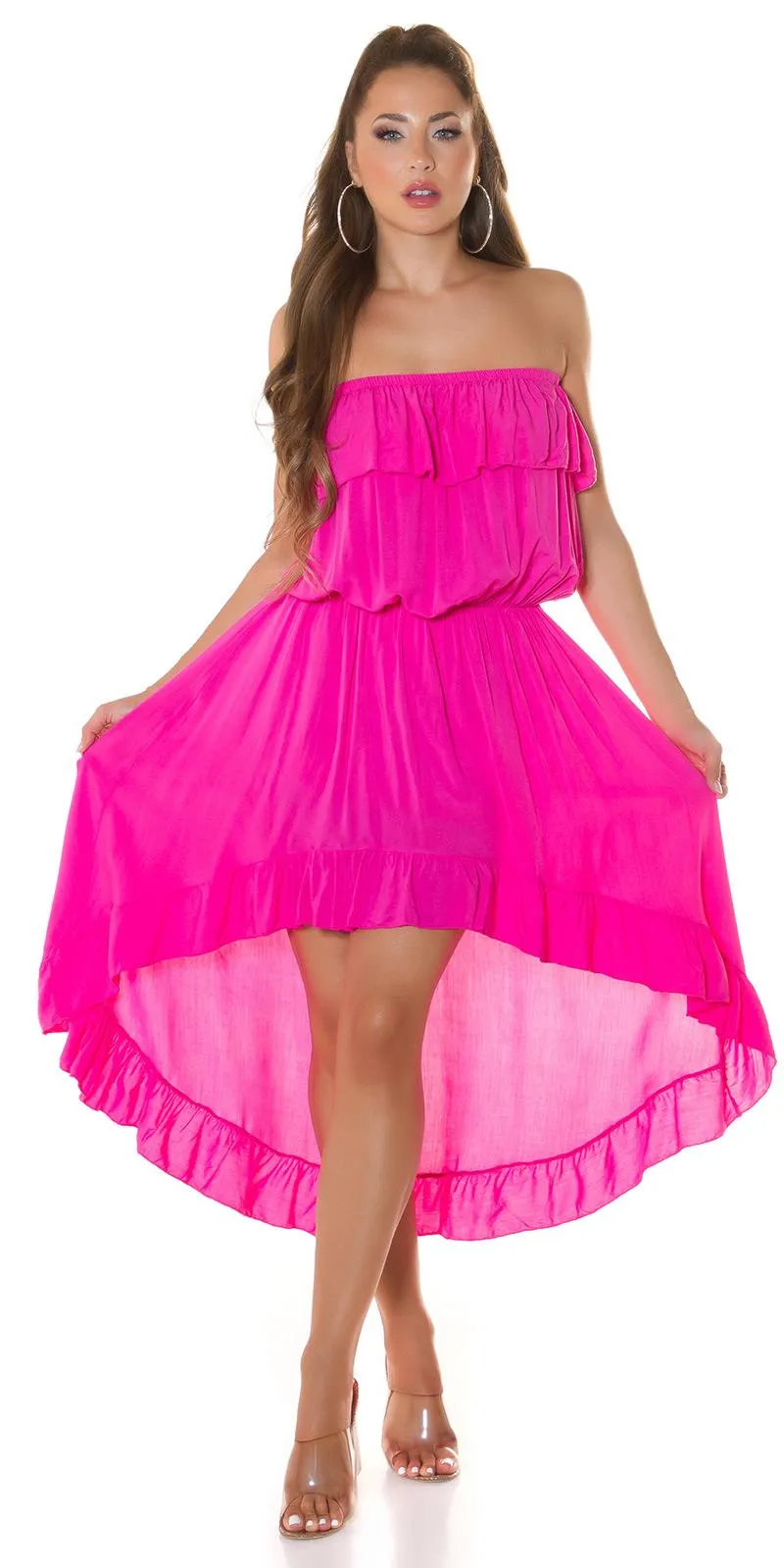 Vestido de verano dos largos Rosa