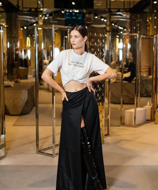 Victoria Beckham Black buttock maxi