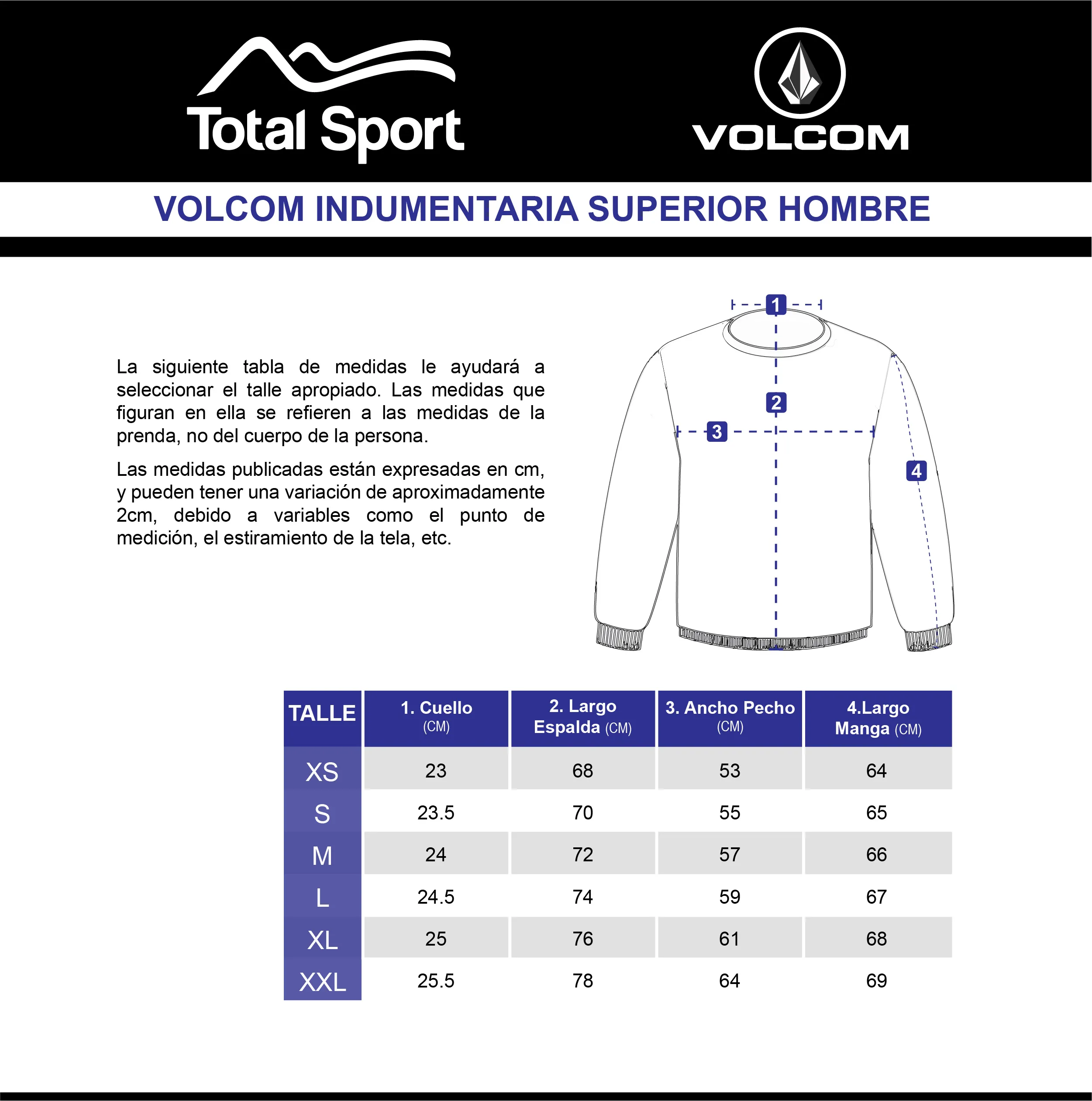 Volcom Remera Te Ml Skate Vitals – Hombre – 03230