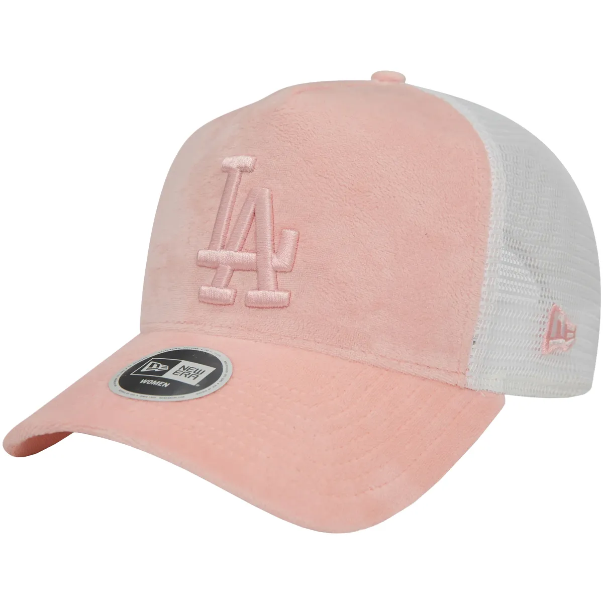 Wmns LA Dodgers Velour Trucker Cap