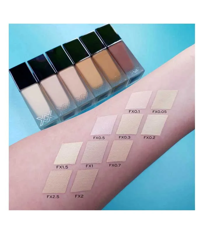 XX REVOLUTION  BASE DE MAQUILLAJE LIQUID SKIN FAUXXDATION  FX18