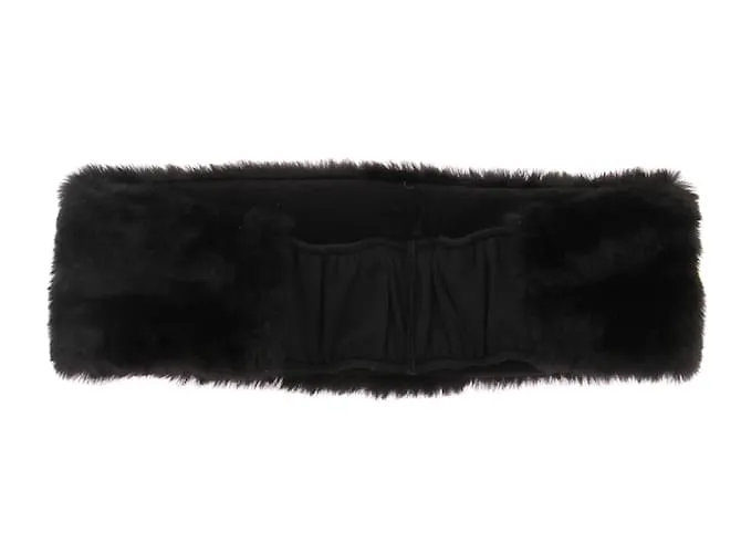 Yves Salomon ALO Accesorios para el cabello T.  Piel sintética Negro 