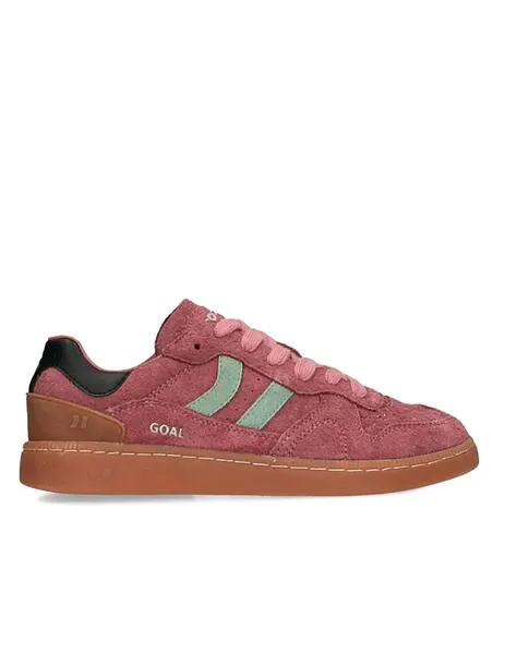 Zapatillas coolway goal color vino de mujer