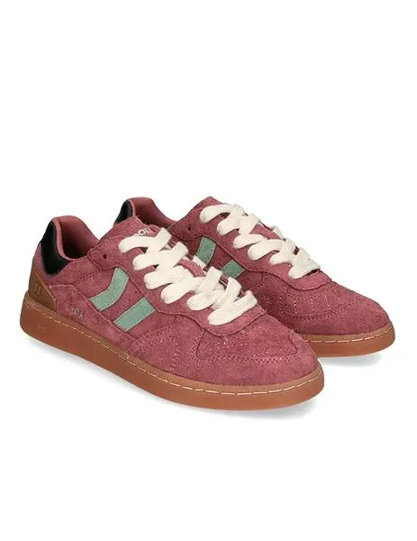 Zapatillas coolway goal color vino de mujer