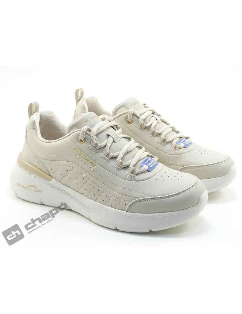 Zapatillas Deportiva Beig Skechers 150373