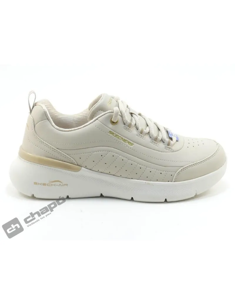 Zapatillas Deportiva Beig Skechers 150373