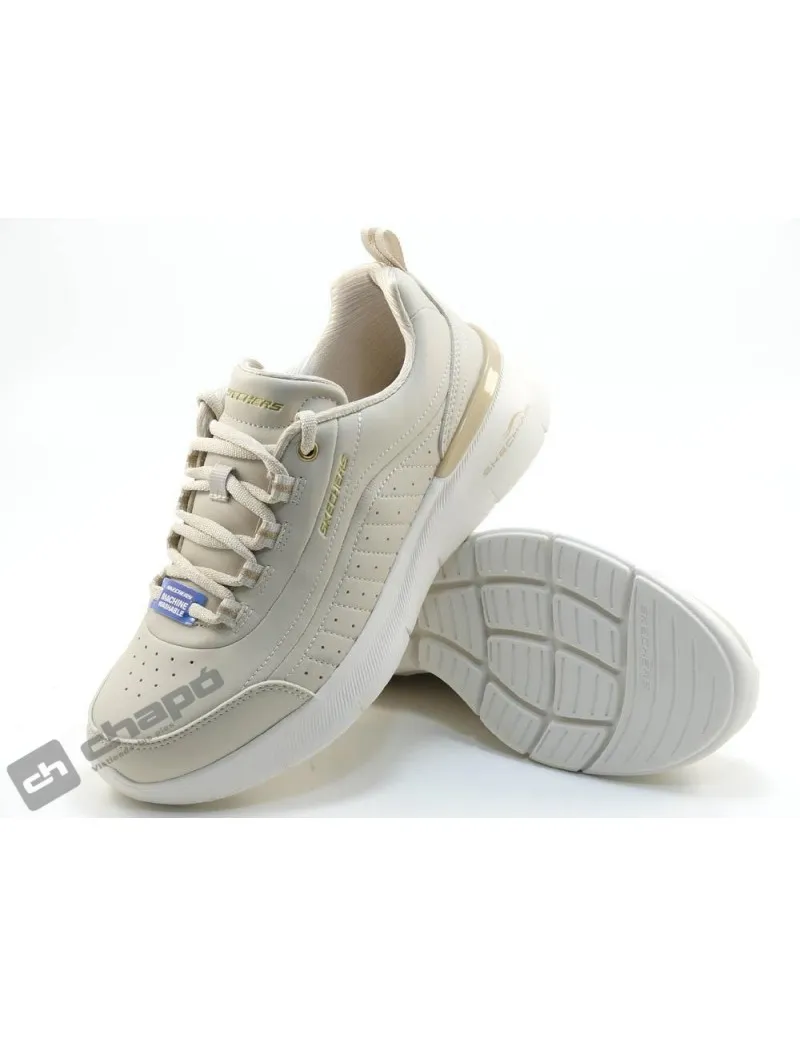 Zapatillas Deportiva Beig Skechers 150373