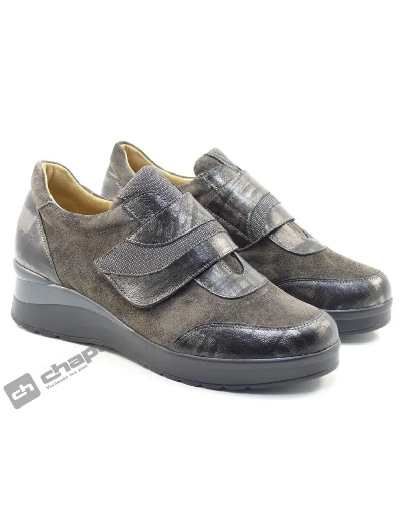ZAPATILLAS DEPORTIVA NEGRO PIE SANTO 24575201