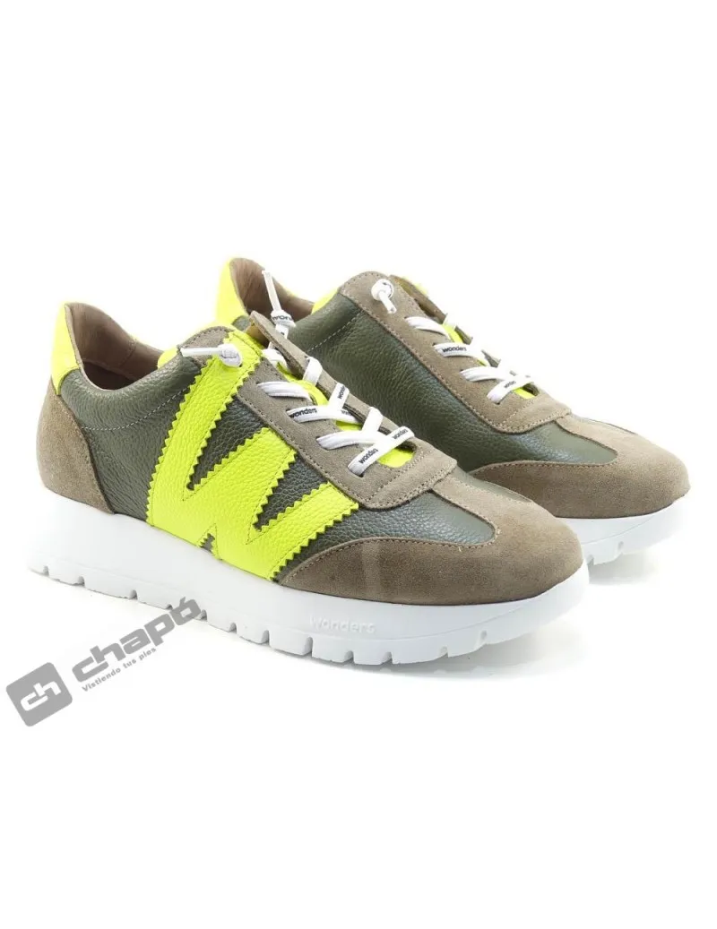 ZAPATILLAS DEPORTIVA TAUPE WONDERS A2476