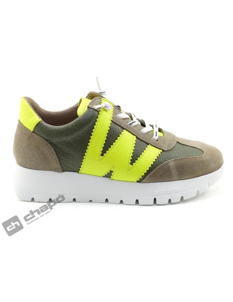 ZAPATILLAS DEPORTIVA TAUPE WONDERS A2476