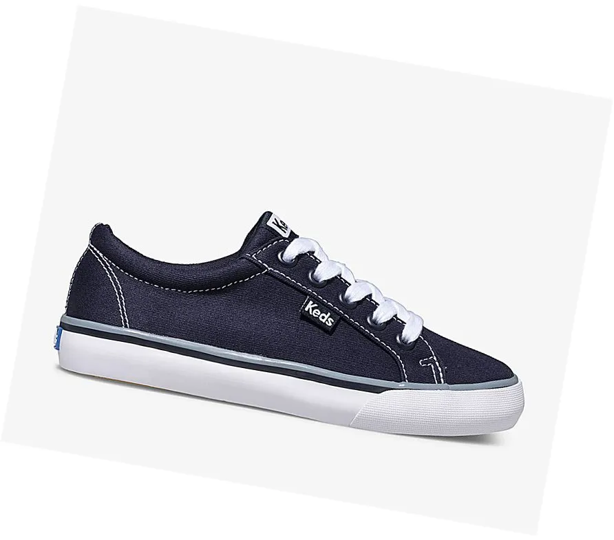 Zapatillas Keds Big Kid Jump Kick Lona Niños Azul Marino 2024 feliz – Zapatillas