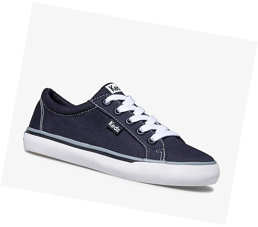 Zapatillas Keds Big Kid Jump Kick Lona Niños Azul Marino 2024 feliz – Zapatillas