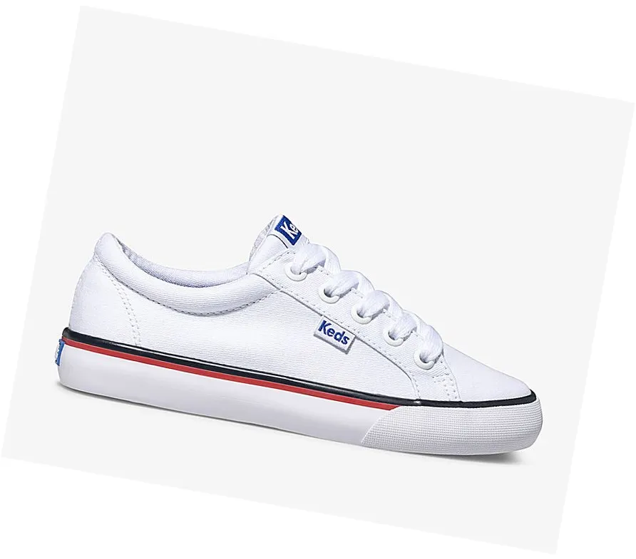 Zapatillas Keds Big Kid Jump Kick Lona Niños Blancas jugado 2024 – Zapatillas