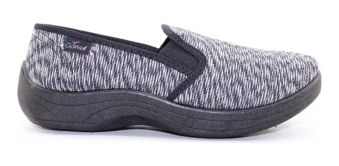 Zapatillas Pancha Dama Mujer Jaspeada Elasticos 490 Parg