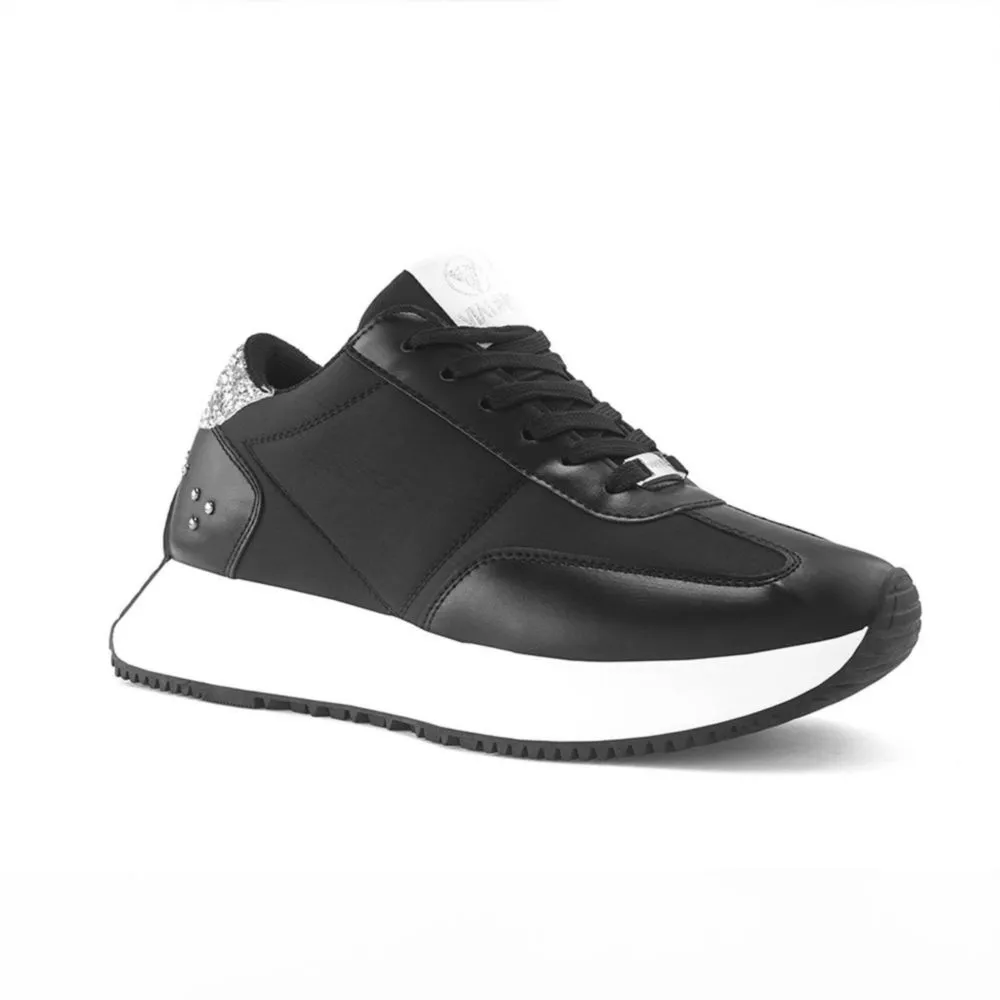 Zapatillas Urbana para Mujer Via Uno Negro Textil