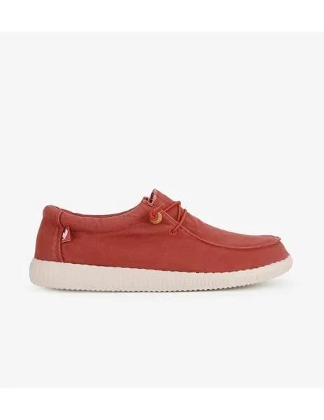 Zapatillas walk in pitas wallabi washed naranja de hombre