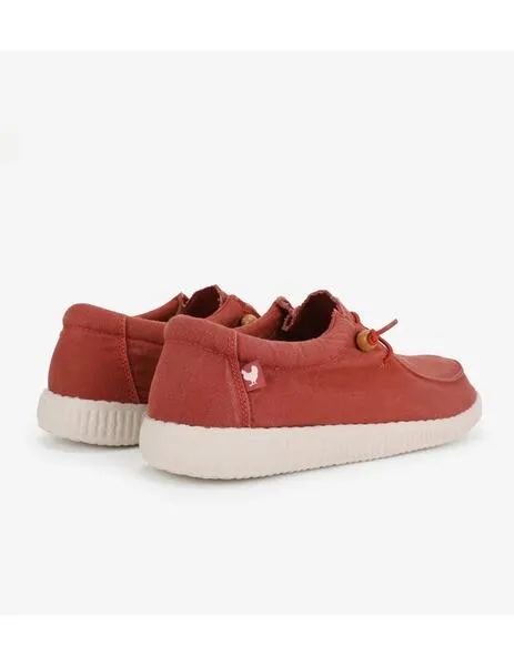 Zapatillas walk in pitas wallabi washed naranja de hombre
