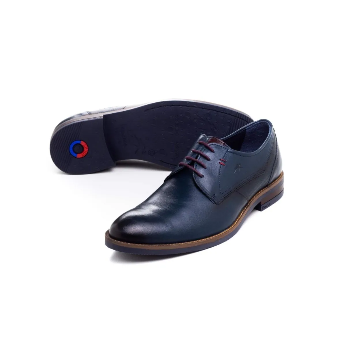Zapato Fluchos para hombre de vestir Theo marino F1626