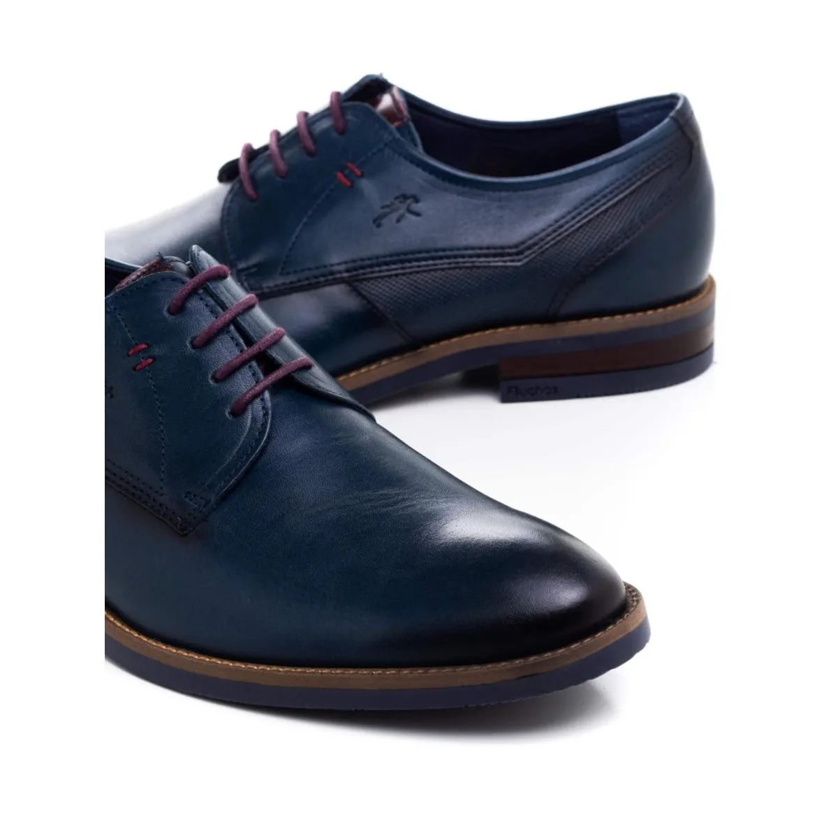 Zapato Fluchos para hombre de vestir Theo marino F1626
