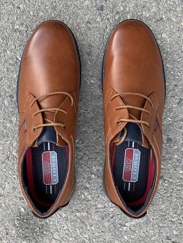 Zapato marrón casual con plantilla de gel