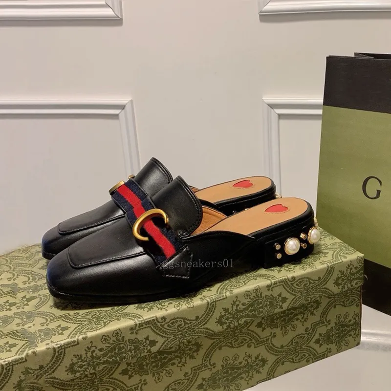 Zapatos de diseñador, sandalias y tacones para mujer, zapatillas con perlas, mocasines, plataforma, zapatos de vestir informales